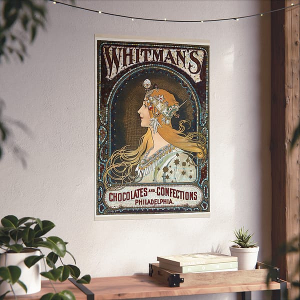 11747562848508558265_2048.jpeg Zodiac (Whitman's Chocolates and Confections) - Alphonse Mucha (1896) - Art Nouveau Poster Print