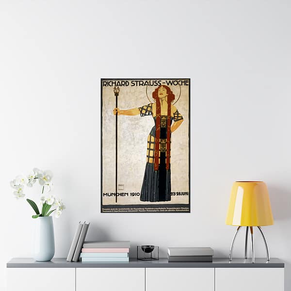 11781010166670655914_2048.jpeg Richard Strauss-Woche opera, Munich – Ludwig Hohlwein (1910) – Art Nouveau Poster Print