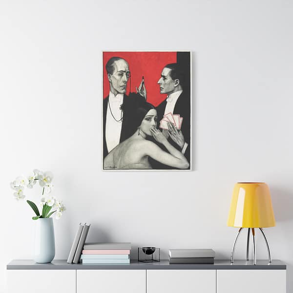 11787290898172147931_2048.jpeg See, Jack, he said, his manner wild and delirious - Wladyslaw Theodore Benda (1922) - Art Deco Canvas Print