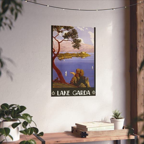11805322701482705085_2048.jpeg Lake Garda – ENIT Italian National Tourist Board (1924) – Vintage Travel Poster Print