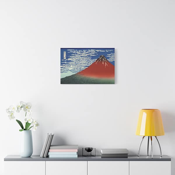 11887868888884826620_2048-1.jpeg Red Fuji (South Wind, Clear Sky) – Katsushika Hokusai (c. 1830-32) – Japanese Woodblock Canvas Print