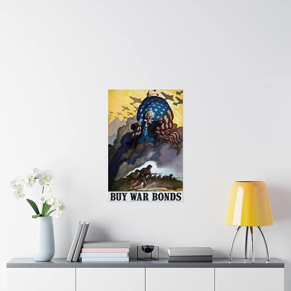 11898801713139943477_2048.jpeg Buy War Bonds - Newell Convers Wyeth (1942) - Patriotic WWII Poster Print