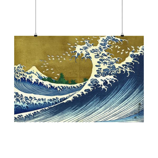 11937167737184547310_2048.jpeg Kaijo no Fuji (Fuji Seen from the Sea) - Katsushika Hokusai (1834) - Japanese Woodblock Poster Print