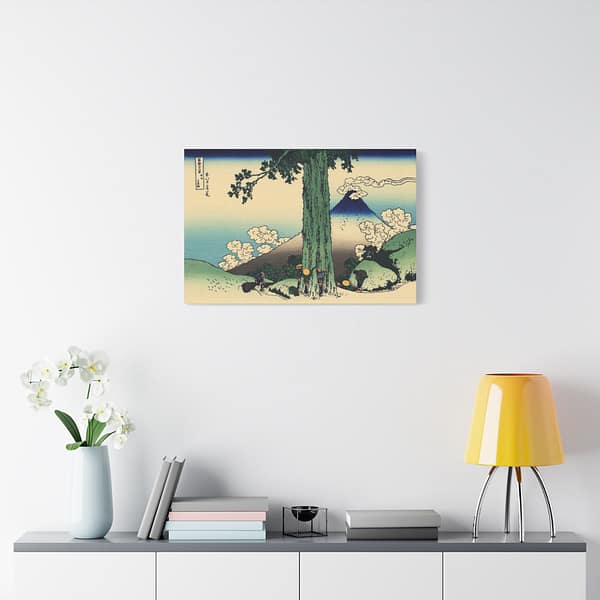 11976803496555694918_2048.jpeg Mishima Pass in Kai Province - Katsushika Hokusai (c. 1830-32) - Japanese Woodblock Canvas Print