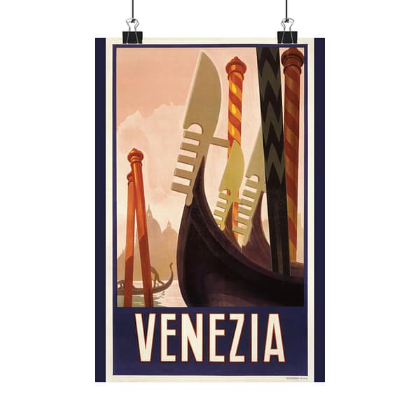 11990537012155323123_2048-1.jpeg Venezia (Venice), Italy – ENIT Italian National Tourist Board – Vintage Travel Poster Print