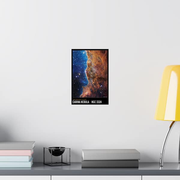 12011443078695167028_2048.jpeg Carina Nebula - NIRCam Compass Image - NASA James Webb Space Telescope - Space Age Poster Print