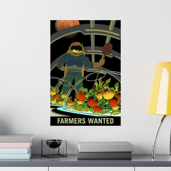 12057876090552587002_2048.jpeg Farmers Wanted – NASA Recruitment Ad – Space Age Poster Print