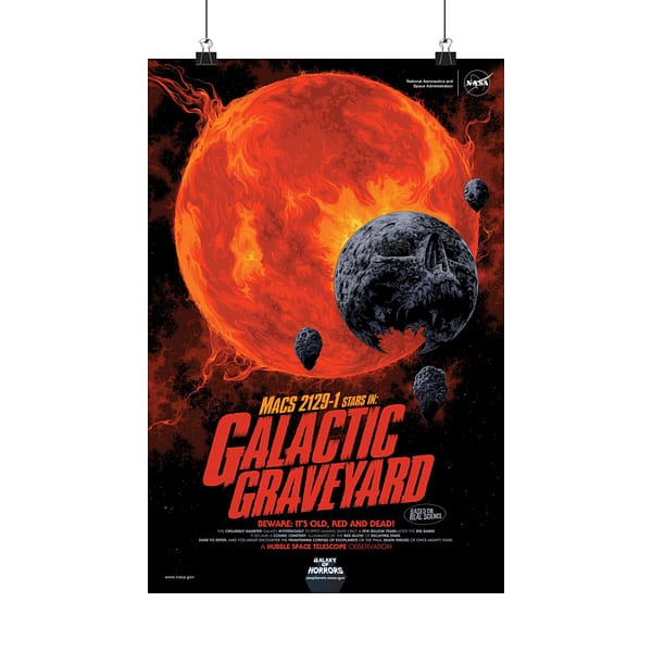12186732103372479252_2048.jpeg MACS 2129-1 Stars In Galactic Graveyard - NASA (2021) - Space Age Poster Print