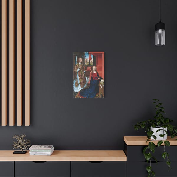 12200259041752564372_2048.jpeg The Annunciation (Clugny version) – Hans Memling (c. 1465-1475) – Classical Renaissance Canvas Art