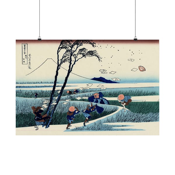 12220591010470642858_2048.jpeg Ejiri in Suruga Province (Sunshu Ejiri) – Katsushika Hokusai (c. 1830-32) – Japanese Woodblock Poster Print
