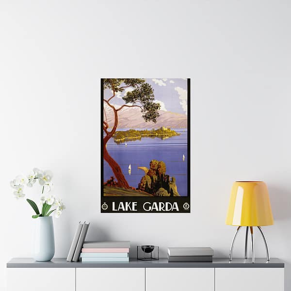 12275452365152579482_2048.jpeg Lake Garda – ENIT Italian National Tourist Board (1924) – Vintage Travel Poster Print