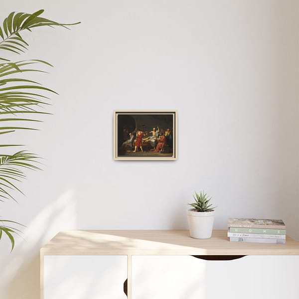 12285093515419402288_2048.jpeg The Death of Socrates – Jacques-Louis David (1787) – Classical Framed Canvas Print