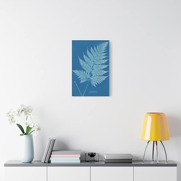 12325900798435820494_2048.jpeg New Zealand Fern Cyanotype – Anna Atkins (c. 1853-54) – Botanical Canvas Print