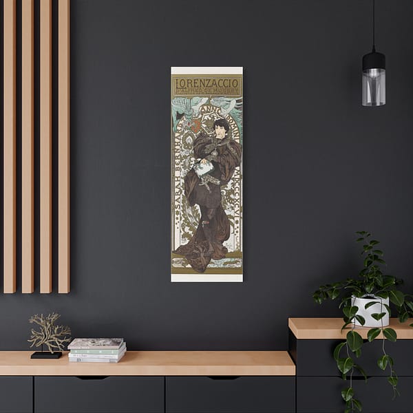 1236115697090741799_2048.jpeg Lorenzaccio - Alphonse Mucha (1896-1900) - Art Nouveau Canvas Print