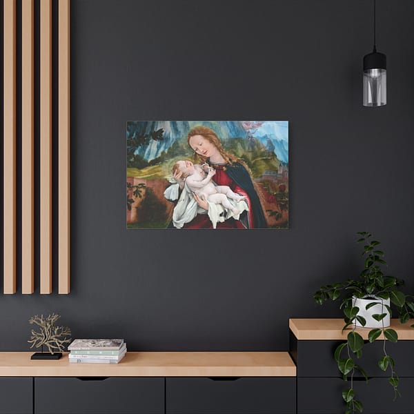 12418281435903493530_2048.jpeg Isenheim Altarpiece (Nativity panel) – Matthias Grünewald (c. 1512-1516) – Renaissance Canvas Print