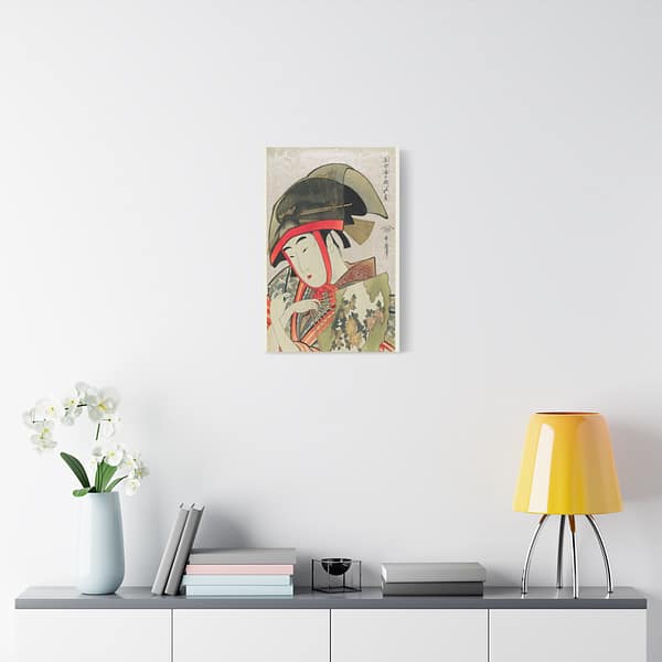 12422182408116364364_2048.jpeg Yoshiwara Suzume - Kitagawa Utamaro (1780) - Japanese Woodblock Canvas Print