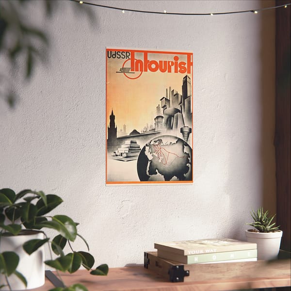 12491365536800819062_2048.jpeg UdSSR – Intourist (1935) – Vintage Travel Poster Print