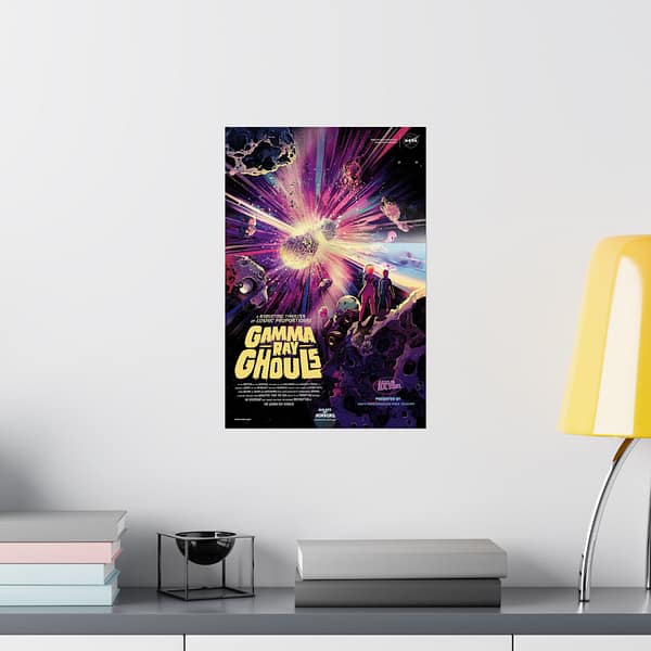 12504046614200089118_2048.jpeg Gamma Ray Ghouls - A Radiating Thriller of Cosmic Proportions! - NASA (2021) - Space Age Poster Print