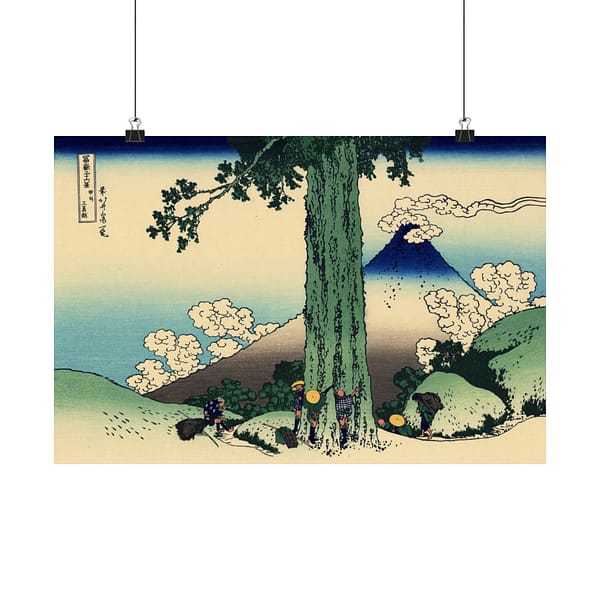 12537905828013911962_2048.jpeg Mishima Pass in Kai Province - Katsushika Hokusai (c. 1830-32) - Japanese Woodblock Poster Print