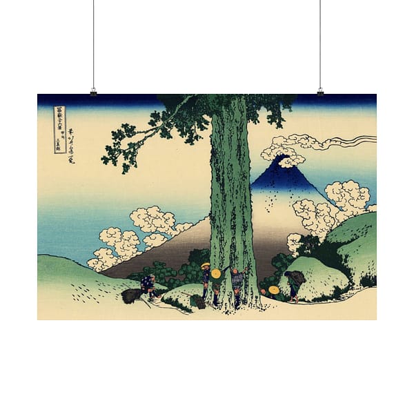12553221561928632882_2048.jpeg Mishima Pass in Kai Province - Katsushika Hokusai (c. 1830-32) - Japanese Woodblock Poster Print