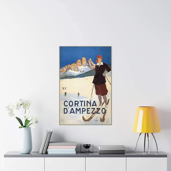 126416664936454439_2048-1.jpeg Cortina d’Ampezzo, Italy – ENIT Italian National Tourist Board (c. 1920) – Vintage Travel Poster Print