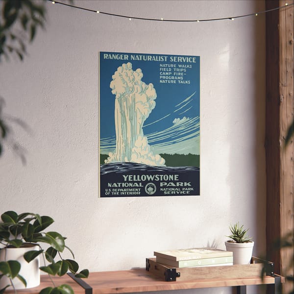 12690266424430653126_2048.jpeg Yellowstone National Park – Works Progress Administration (c. 1930s) – Vintage Travel Poster
