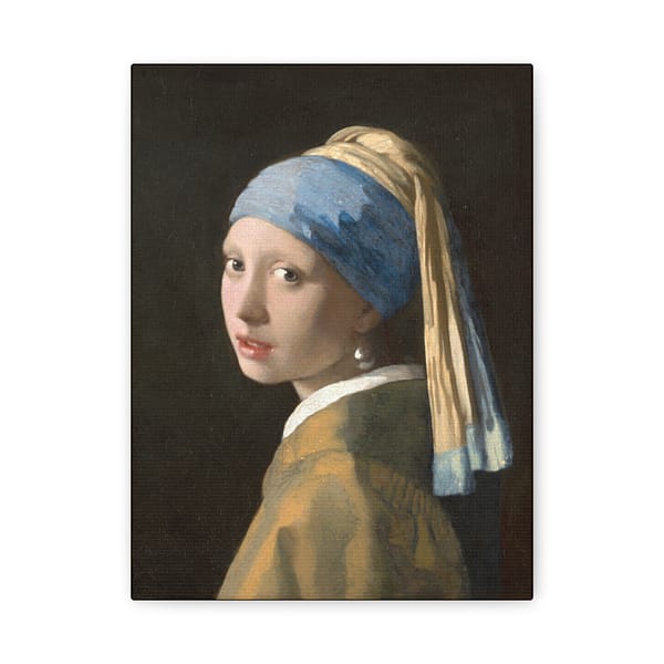 12741644313186692775_2048.jpeg Girl with a Pearl Earring – Johannes Vermeer (c. 1665) – Classical Canvas Print
