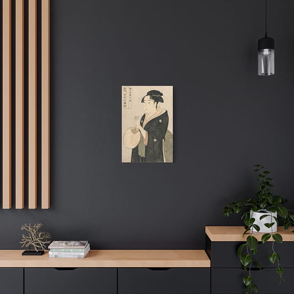 12747843752120166877_2048.jpeg Woman Holding a Fan - Kitagawa Utamaro (c. 1793) - Japanese Woodblock Canvas Print