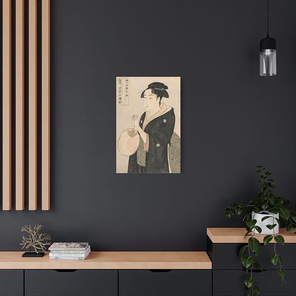 12793646575933982227_2048.jpeg Woman Holding a Fan - Kitagawa Utamaro (c. 1793) - Japanese Woodblock Canvas Print