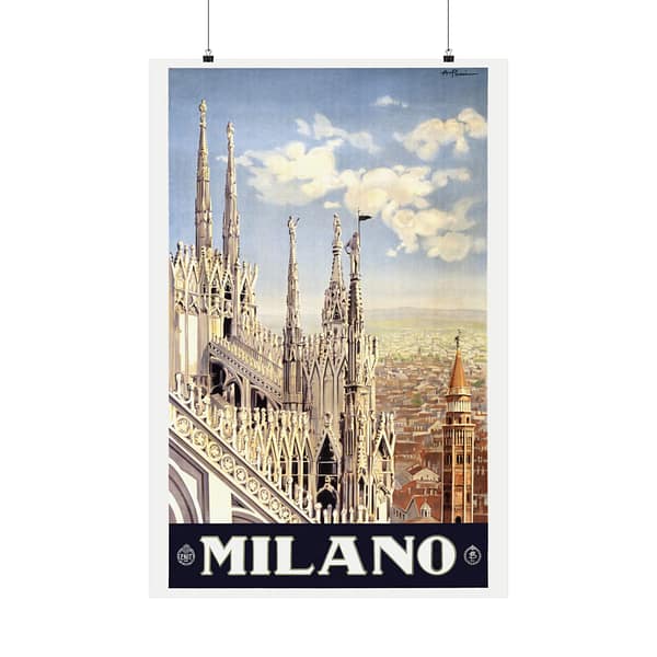 12923396881913119912_2048-1.jpeg Milano (Milan), Italy – ENIT Italian National Tourist Board (c. 1920) – Vintage Travel Poster Print