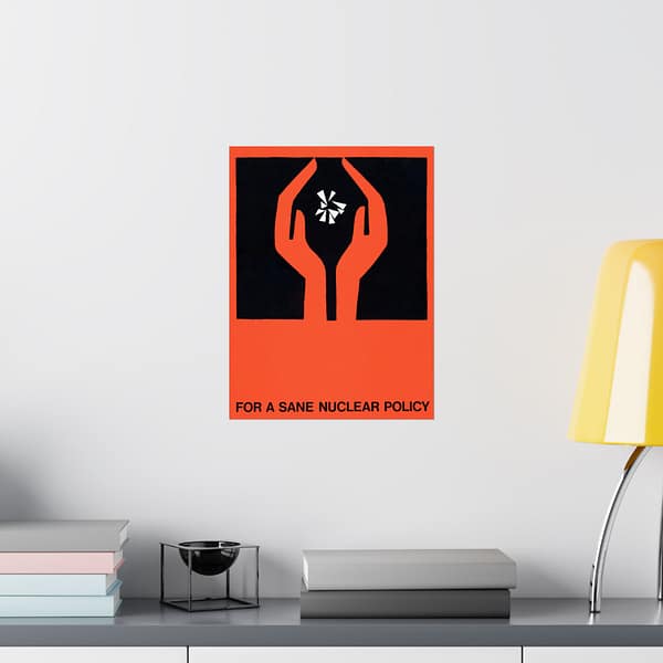 12925794758646344773_2048.jpeg For a Sane Nuclear Policy - Saul Bass (1964) - Atomic Age Poster Print
