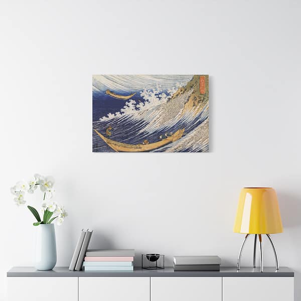 12981382803749125756_2048.jpeg Choshi in Shimosa Province - Katsushika Hokusai (1833) - Japanese Woodblock Canvas Print
