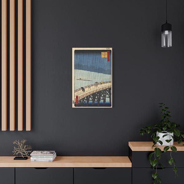 12983259150145088590_2048.jpeg Sudden Shower over Shin-Ōhashi Bridge and Atake – Utagawa Hiroshige (1857) – Japanese Woodblock Canvas Print