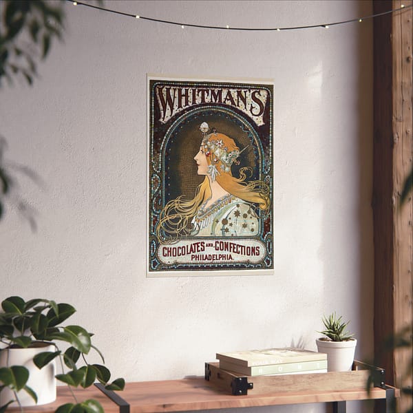 13016210455776690758_2048.jpeg Zodiac (Whitman's Chocolates and Confections) - Alphonse Mucha (1896) - Art Nouveau Poster Print