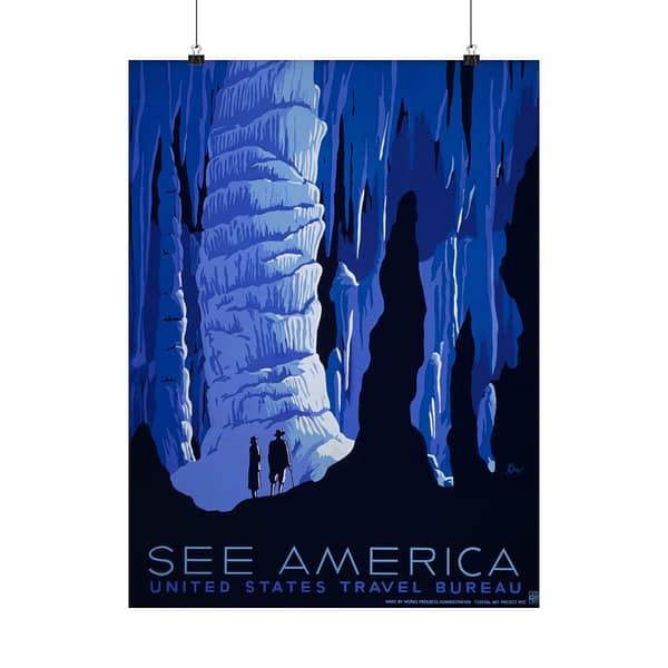 13140054317930488877_2048.jpeg See America, U.S. Travel Bureau – Works Progress Administration (c. 1930s) – Vintage Travel Poster Print