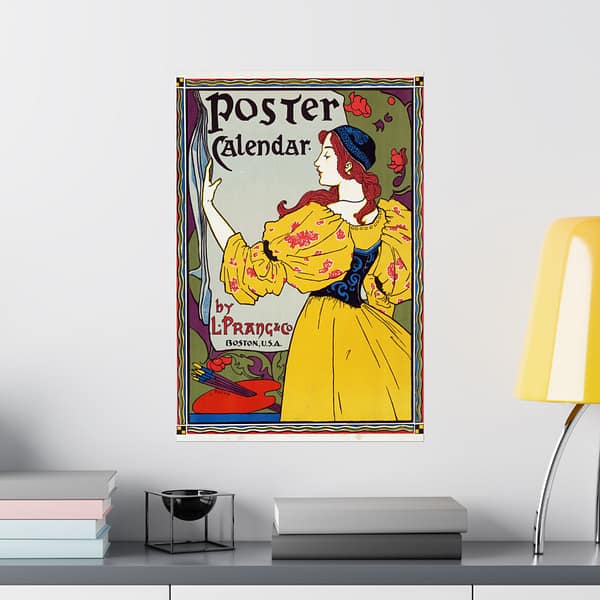 13211323758724101341_2048.jpeg Poster Calendar, L. Prang & Co – Louis Rhead (1897) – Art Nouveau Poster Print