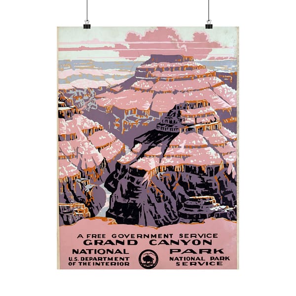 13215013237881197886_2048.jpeg Grand Canyon National Park – Works Progress Administration (1938) – Vintage Travel Poster Print