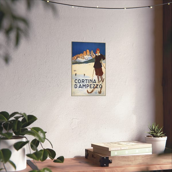 13297247475857097065_2048-1.jpeg Cortina d’Ampezzo, Italy – ENIT Italian National Tourist Board (c. 1920) – Vintage Travel Poster Print