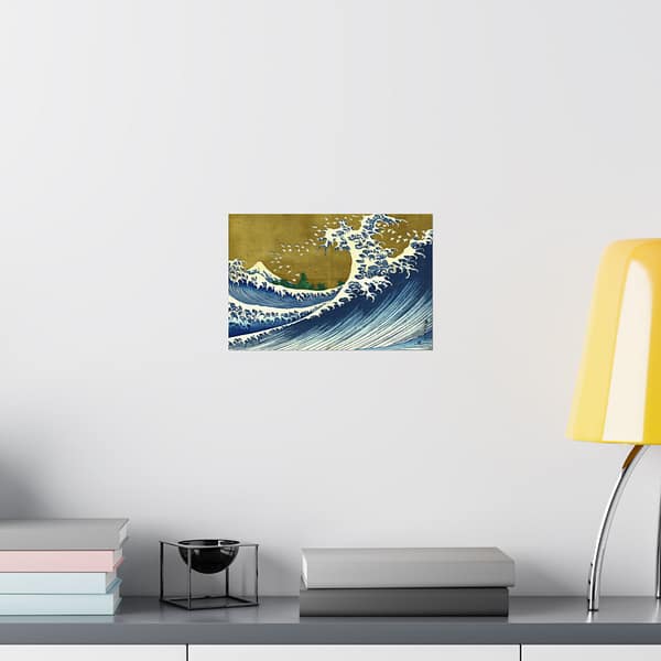 13434832168578304680_2048.jpeg Kaijo no Fuji (Fuji Seen from the Sea) - Katsushika Hokusai (1834) - Japanese Woodblock Poster Print