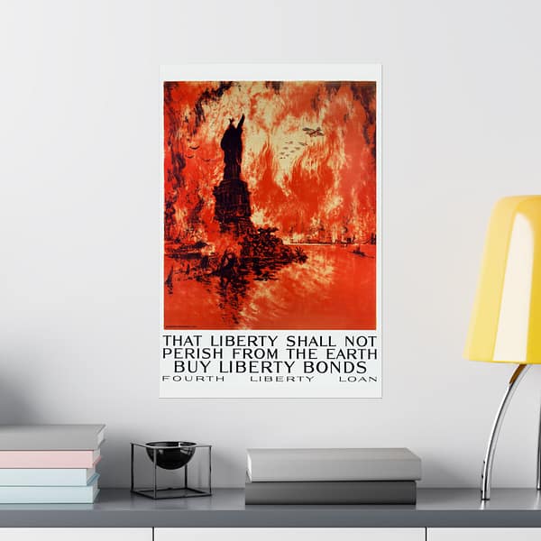 13516317059118711637_2048.jpeg That Liberty Shall Not Perish From the Earth - Buy Liberty Bonds - Joseph Pennell (1918) - Patriotic WWI Poster Print