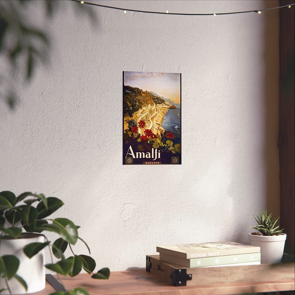 13589772445713391533_2048.jpeg Amalfi Coast, Italy – ENIT Italian National Tourist Board – Vintage Travel Poster Print