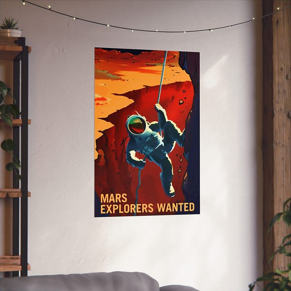 13639134826245081218_2048.jpeg Mars Explorers Wanted – NASA Recruitment Ad – Space Age Poster Print