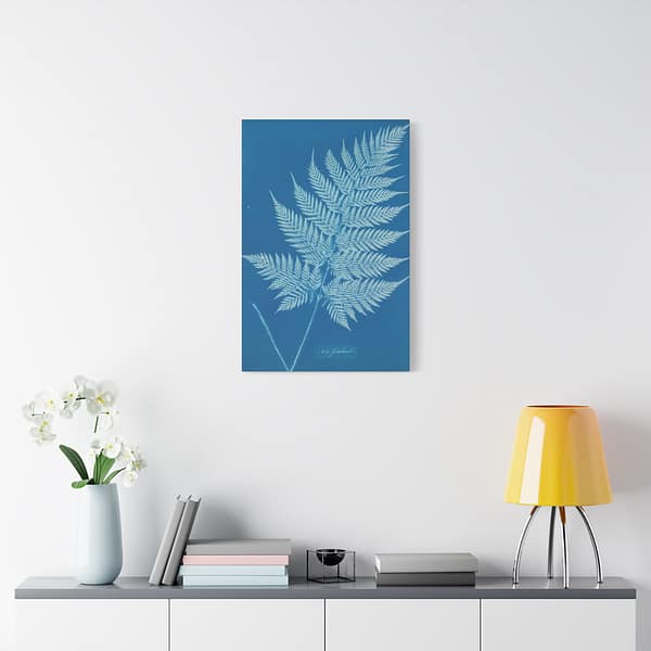 13684398738751682751_2048.jpeg New Zealand Fern Cyanotype – Anna Atkins (c. 1853-54) – Botanical Canvas Print