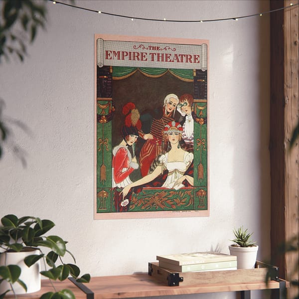 13701425544311240186_2048.jpeg The Empire Theatre - George Barbier (1928) - Art Deco Poster Print
