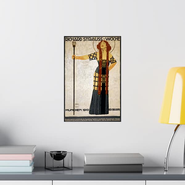 13729812859646764351_2048.jpeg Richard Strauss-Woche opera, Munich – Ludwig Hohlwein (1910) – Art Nouveau Poster Print