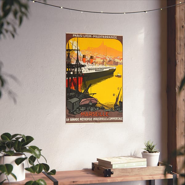 13753037621462263621_2048.jpeg Marseille, La Grande Metrople Industrielle & Commerciale – Roger Broders (c. 1922) – Vintage Travel Poster Print