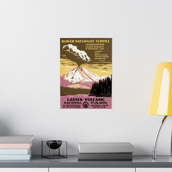 13807568789768632342_2048.jpeg Lassen Volcanic National Park – Works Progress Administration (c. 1938) – Vintage Travel Poster Print