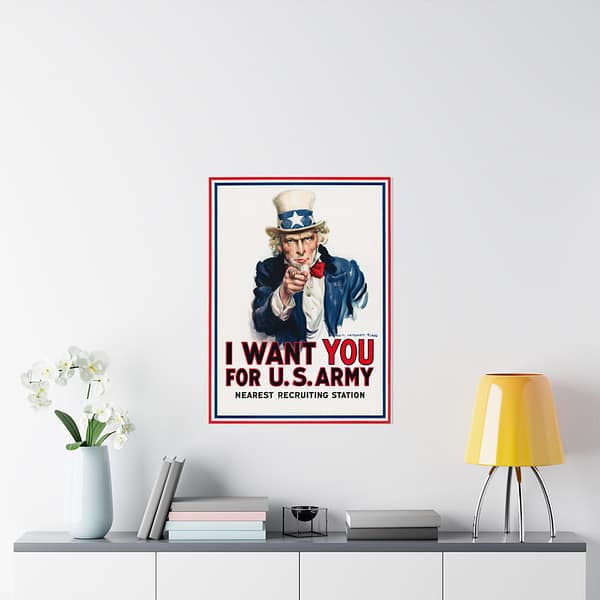 13887807487125402741_2048-1.jpeg I Want You for U.S. Army - James Montgomery Flagg (1917) - Patriotic WWI Poster Print