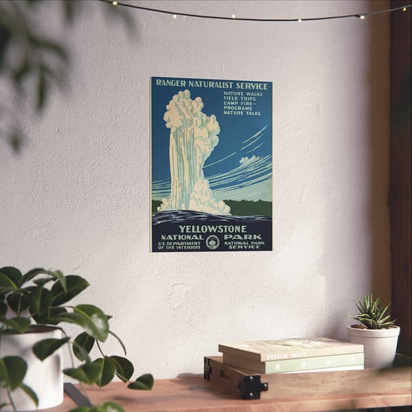 13897375652928789788_2048.jpeg Yellowstone National Park – Works Progress Administration (c. 1930s) – Vintage Travel Poster