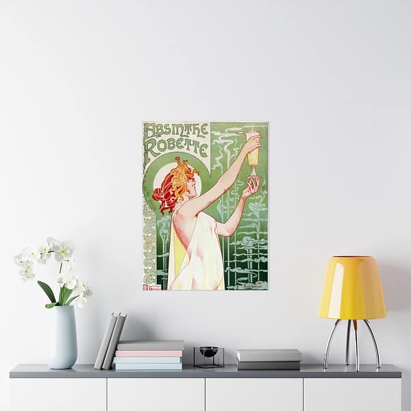 13898279470786311841_2048.jpeg Absinthe Robette ad – Henri Privat-Livemont (1896) – Art Nouveau Poster Print